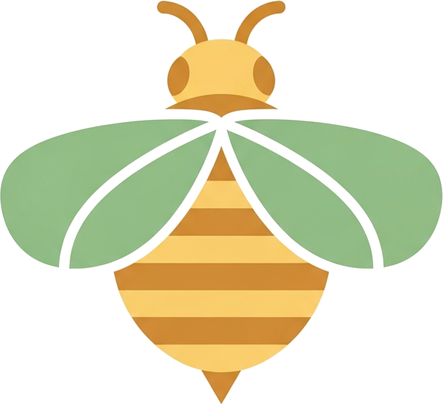 Bienen-Logo von Die fleißige Biene
